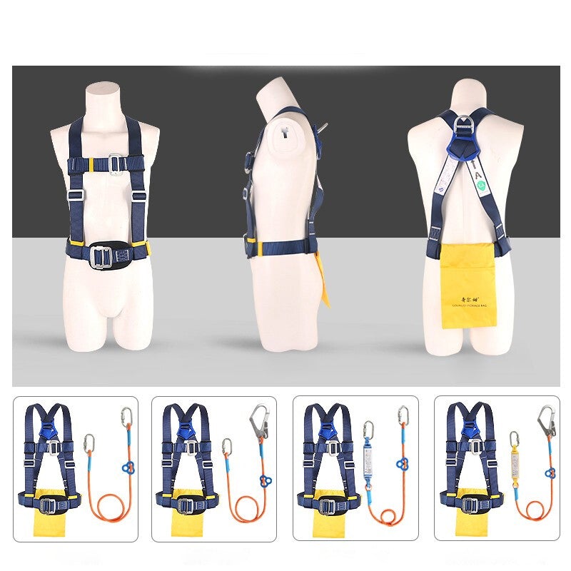 Safety Rope Full Body Safety Harness Roof Construction Fall; ECVV