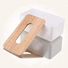 Wooden Tissue Box Holder Cover,Rectangular Paper Holder Boxes,Removable Facial Tissue Dispenser Holder for Bathroom Vanity Countertop,Bedroom,Living Room,Kitchen
