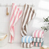 Microfiber Hair Dry Cap Colorful Striped Super Absorbent Quick Dry Hair Towel for Women Long Hair Wrap Cap Bathroom Showering (multicolor)