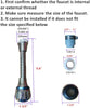 Turbo Flex 360 Degree Rotation Bubbler Saving Water Faucet Stainless Steel tap Extension, Filter Shower Head Nozzle Adapter, Silver, Chrome Finish (6 Inch)