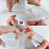 100 Grip Seal Bags, 8 x 12 cm Resealable Clear Plastic Bags Sealed Storage Pouches Thickening Durable Press Seal Bags Poly Zip Lock Bags Perfect for Food Craft Storage