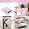 UNMOT 4Pcs Mesh Laundry Bags for Washing Machine, Travel Laundry Bag Set for Washer Dryer, Durable Net Wash Bags for Delicates, Bras, Underwear, Portable & Reusable