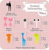 46 PCS Animal Fruit Fork, Cartoon Food Pick for Kids, Cute Mini Food Fruit Picks Forks for Dessert Party Decor, Bento Lunch Box Accessories