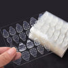 Double-Side Nail Adhesive Tabs, Nail Glue Stickers False Nail Jelly Gel Glue Tabs Nail Glue Transparent Flexible Adhesive Fake Nails Tab for Manicure
