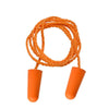 100 Pairs Disposable Soft PU Foam Earplug With Cord Bullet Type Noise Reduction Suitable for Lumberjack Construction Sites Workshop Worker