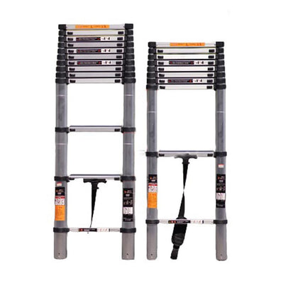 Telescopic Straight Ladder for House Construction Thickened Aluminum Alloy Engineering Folding Staircase