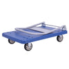 Foldable Platform Trolley Rolling Cart 48 * 71cm Weight Capacity 150KG Silent Rubber Casters High Strength Body