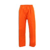 1 Set Orange Sanitation Raincoat Work Clothes Reflective Safety Clothes Road Maintenance Upper And Lower Split Suit L