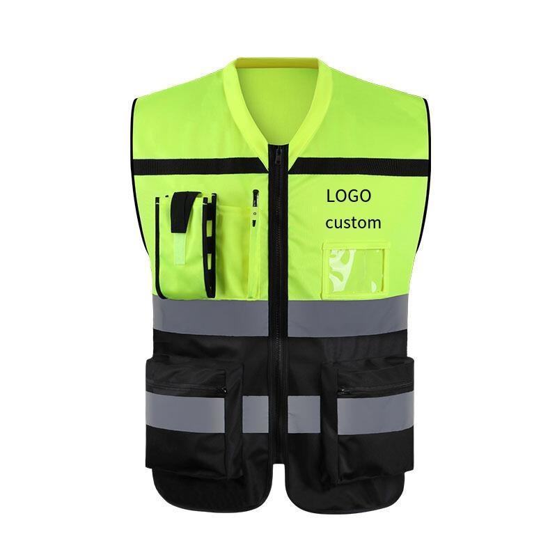 III-Type Reflective Clothing Construction Site Safety Vest Environmental Sanitation Clothing Riding Reflective Clothing Coat