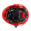 Heavy Duty Safety Helmet Construction Bump Cap Impact Protective Hard Hat Vented Red And Yellow ABS