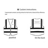 Reflective Vest Yellow Reflective Protection Vest Reflective Suit for Night Working Riding Running