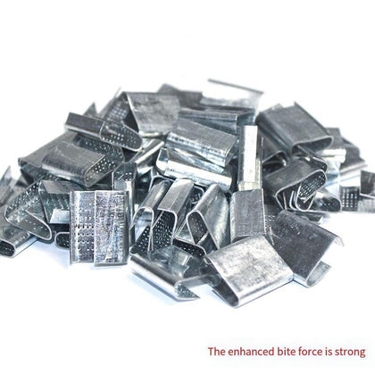 Plastic Steel Packing Buckle Blue Galvanized Manual Packing Buckle 16 mm 1 Kg
