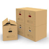 5 Pieces Kraft Carton 60 × 40 × 50cm With Clasp To Pack Express Paper Case Company Moving Case Warehouse Packing Case