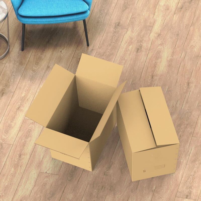 5 Pieces Kraft Carton 60 × 40 × 50 cm Packing Express Paper Case Company Moving Case Warehouse Packing Handling Carton Case