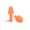 Orange Christmas Tree Silicone Earplug High Resilience Softness Environmental Protection Safety Washable Comfortable And Durable 200 Pairs / Box