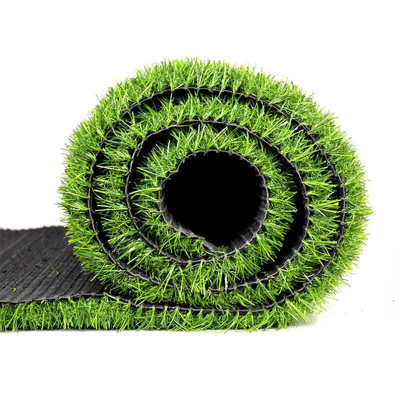 Artificial Grass Turf 2m*0.5m Army Green Pile Height 15mm Outdoor Fake Grass Carpet Mat High-Density Synthetic Turf For Garden, Sports, Kids Play