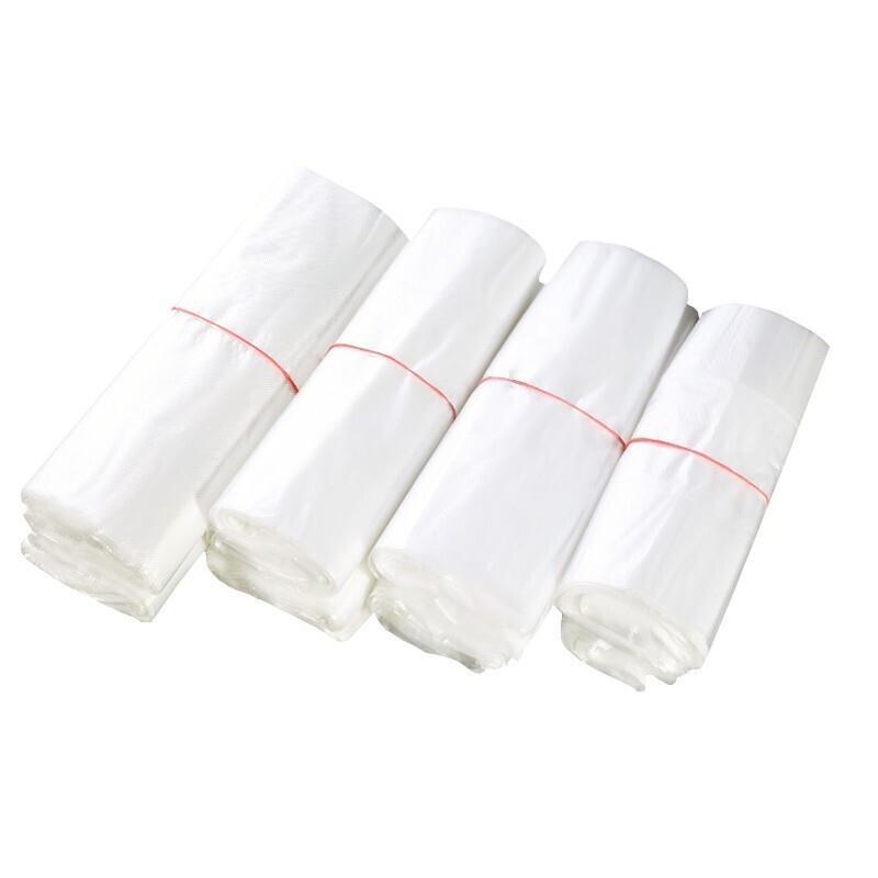 Transparent White Thickened Food Plastic Bag, One-time Packaging Plastic Bag 40 * 58cm, 100 Pieces