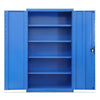 Heavy Tool Cabinet C4000 Finishing Cabinet Workshop Storage Cabinet Hardware Tools Two Door Storage Iron Cabinet With Lock Deep Sea Blue
