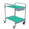 2 Layer Trolley Tool Car For Office Goods Pushing Document, On-board Goods Circulation Car, Small Pull Car, Flat Car