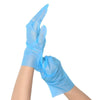 Disposable Food Grade Food Processing Workshop Family Hotel Thickened TPE Blue Gloves Size S (100 pieces / box)