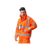 High End Windproof And Rainproof Jacket Manufacturing Construction Engineering Medical Transportation Fluorescent Orange Size S-3 XL
