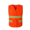 Button Type Reflective Vest Sanitation Worker's Labor Safety Protection Vest Road Cleaning Work Clothes Labor Protection Clothes - Orange