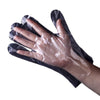 100 Pieces Disposable Gloves PE Thick Dining Beauty Household Gloves Transparent Plastic Non-Slip Durable Gloves