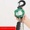 LB-C1500 Portable Handle Hoist 1.5t 1.5m Manganese Steel Chain Hoist Inverted Chain Car Sheet Metal Spreader 1500kg Head Adjustable