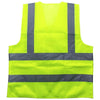 Multi Pocket Safety Vest Reflective Vest for Sanitation Road Construction Rescue Night Runing Riding - Fluorescent Yellow