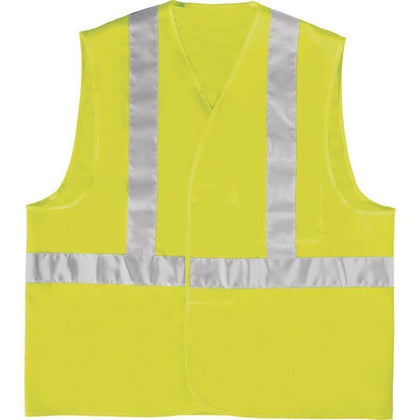 Fluorescent Vest Yellow L High Visibility Reflective Vest Safety Working Vest