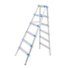 Two Side Anti Slip Folding Ladder, Aluminum Ladder, Herringbone Thickened Ladder, Factory Family Ladder, Double Side Ladder, 6 Steps