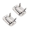 304 Stainless Steel Tape Buckle 16* 1.5 mm ( Suitable For Wide 12-16 mm Tape) Tape Binding Buckle 100 Pieces