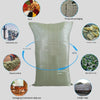 Moisture-Proof Waterproof Woven Bag Snakeskin Bag Express Parcel Bag Packing Loading Bag Cleaning Garbage Bag 90 * 110 CM 10 Pieces Gray Green