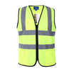 Ordinary Fluorescent Vest Two Pockets And Double Pencil Case Yellow