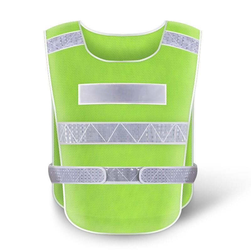 Vest Reflective Vest Fluorescent Yellow Breathable Vest Traffic Safety Warning Vest