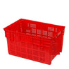 Plastic Dislocation Turnover Basket Rectangular Thickened Fruit Large Vegetable Wholesale Frame Logistics Turnover Basket 630 * 420 * 315 mm Red