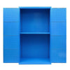 Heavy Hardware Tool Cabinet Finishing Cabinet Workshop Tool Drawer Storage Cabinet Hanging Plate Steel Blue C1084