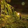 Solar Lamp Outdoor Spotlight Waterproof Simple Insert Lawn Lamp Outdoor Light Tree Super Bright Lawn Garden Lamp One Pull Three Spotlight Warm Light