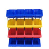 15 Pcs Red Parts Box Plastic Combined Material Box Assembly Component Box Screw Box Tool Box Oblique 170 * 115 * 80mm
