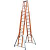 5.6m FRP Double Sided Elevator FRP Material Ladder High Voltage Insulated Steps: 20 * 18
