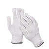 12 Pairs / Dozen Labor Protection Gloves White Thread Protective Gloves 10 Needle Wear Resistant Logistics Handling Gloves