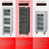 Industrial Moisture Proof Cabinet Black Relative Humidity 10% ~ 20% Electronic Moisture Proof Box Chip Low Temperature Drying Oven