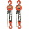 HS-Z01 Round Chain Block Equipment Lifting Implement Manganese Steel Orange 1t 6m