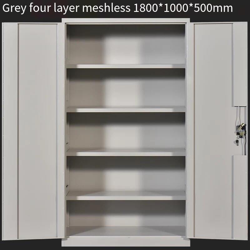 Gray Four Layer Gridless 1800 * 1000 * 500MM Heavy Metal Tool Cabinet Thickened Sheet Iron Cabinet With Drawer