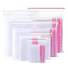100 Pieces Disposable PE 8 Silk 18cm * 26cm Self Sealing Bag Thickened Transparent Zipper Bag Sample Storage Bag