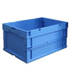 Folding Plastic Box Logistics Box Turnover Box Basket Storage Box Folding Distribution Box 600 ×400 × 243 mm Without Cover