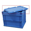 Folding Plastic Box Logistics Box Turnover Box Basket Storage Box Folding Distribution Box 600 ×400 × 243 mm Without Cover