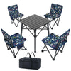 Outdoor Table And Chair Folding Table And Chair Picnic Table Camping Self Driving Tour Portable Balcony Table And Chair