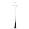 Outdoor Solar Road Lamp 2.5m Garden  Lamp (including Led Light Source 15w) Black