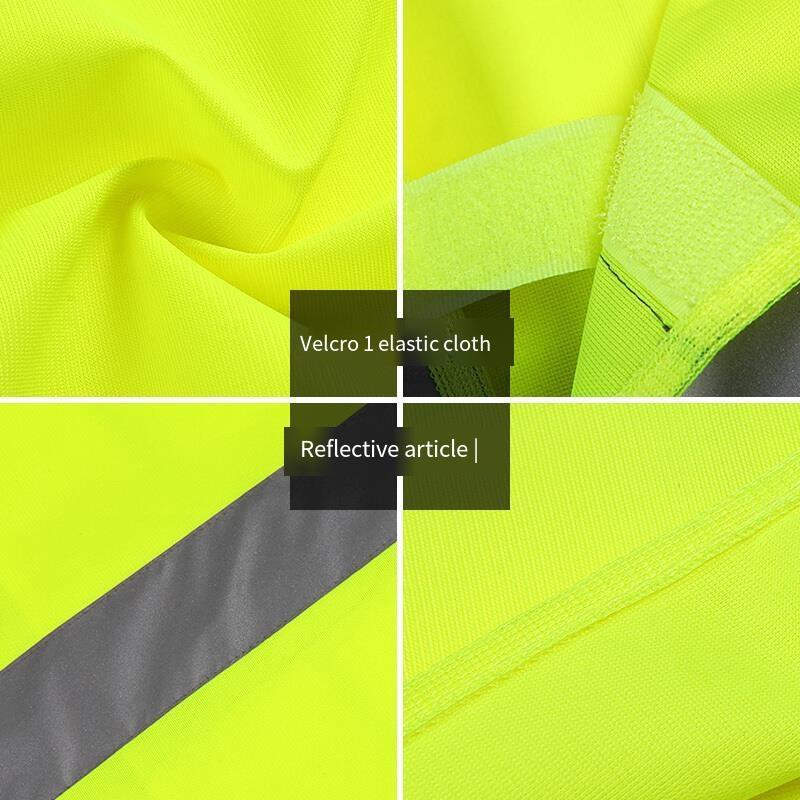 Reflective Vest Construction Fluorescent Vest Multi Pocket Traffic And Road Safety Protective Clothing Annual Review Of Two Horizontal Four Point Velcro